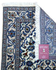 Tappeto persiano avorio con dettagli blu e rosso 150x107 cm per soggiorno