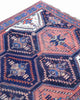 Tappeto Persiano Afshari Antico 185x137 cm Annodato a Mano