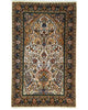 Tappeto persiano 152x93 cm beige con motivi floreali in soggiorno elegante