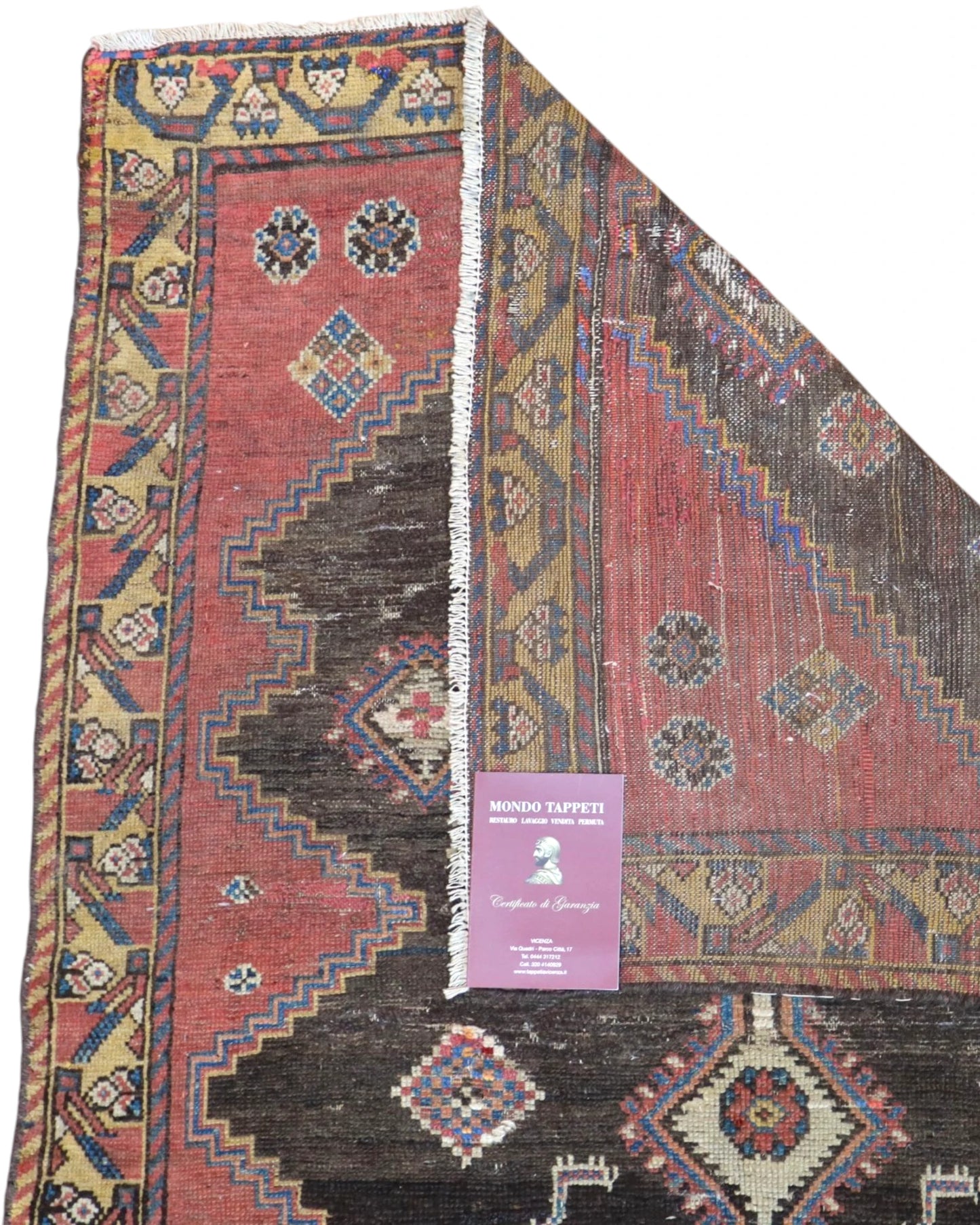 Tappeto Persiano Bakhtiyari 238x105 cm Annodato a Mano