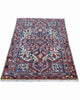 Tappeto Bakhtiyari Antico 185x117 cm annodato a mano con grande medaglione floreale centrale.