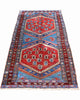 Tappeto Caucaso Antico 217x107 cm | Tappeto Orientale Annodato a Mano