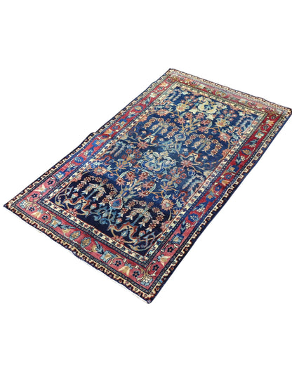 Tappeto Farahan Antico 141x83 cm | Tappeto Persiano Annodato a Mano