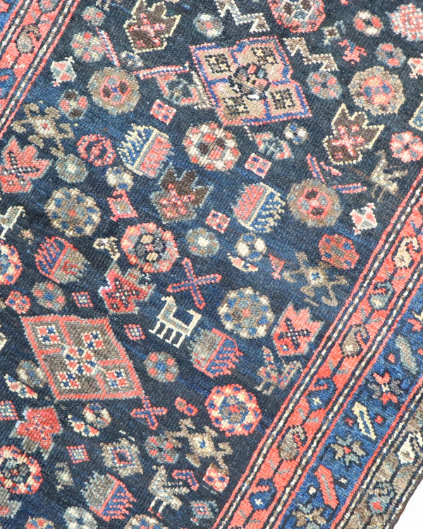 Tappeto Malayer Antico 161x102 cm | Tappeto Persiano Annodato a Mano