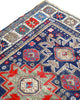 Tappeto Caucaso Antico 150x120 cm | Tappeto Orientale Annodato a Mano