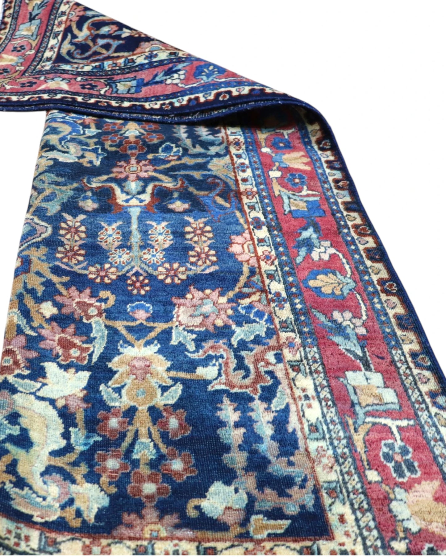 Tappeto Farahan Antico 141x83 cm | Tappeto Persiano Annodato a Mano