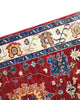 Tappeto persiano rosso con dettagli blu 159x106 cm per soggiorno