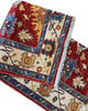 Tappeto elegante 159x106 cm rosso stile persiano in spazio