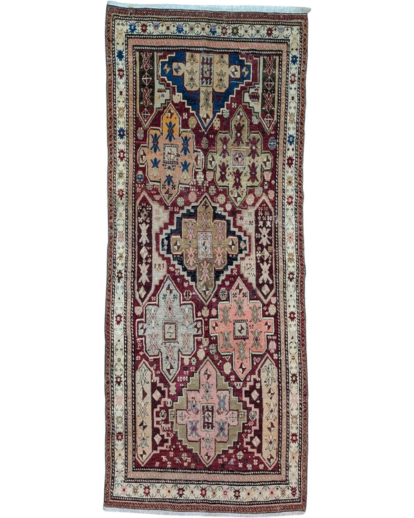 Tappeto Shirvan Antico 275x100 cm | Tappeto Orientale Annodato a Mano
