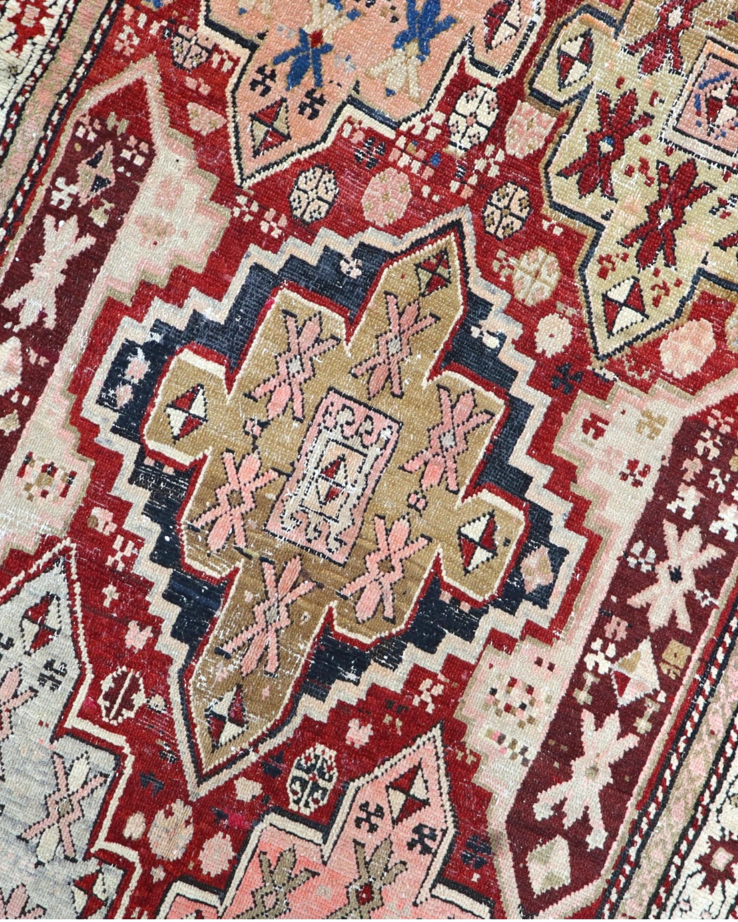 Tappeto Shirvan Antico 275x100 cm | Tappeto Orientale Annodato a Mano