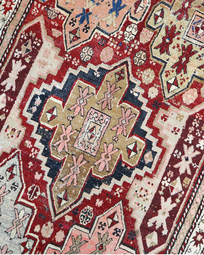 Tappeto Shirvan Antico 275x100 cm | Tappeto Orientale Annodato a Mano