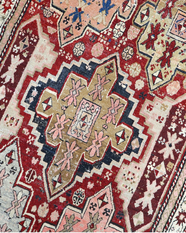 Tappeto Shirvan Antico 275x100 cm | Tappeto Orientale Annodato a Mano