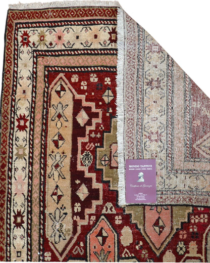 Tappeto Shirvan Antico 275x100 cm | Tappeto Orientale Annodato a Mano