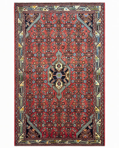 Tappeto Hamedan fatto a mano in lana persiano 165x102 cm