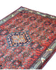 Tappeto persiano 150x106 cm rosso per ambiente interno elegante