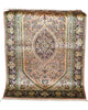 Tappeto Persiano India 160x104cm medaglione centrale e dettagli floreali