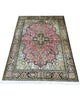 Tappeto Persiano India 160x107 cm Floreale Rosso e Blu