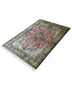 Tappeto Persiano India 160x107 cm Floreale Rosso e Blu