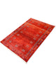 Tappeto orientale rosso 150x100 cm semplice per ingresso raffinato