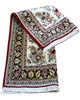 Tappeto persiano avorio con dettagli blu e rosso 167x108 cm per soggiorno