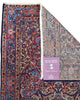 Passatoia Liliyan 180x50 cm in lana con bordure decorative e classico design persiano.