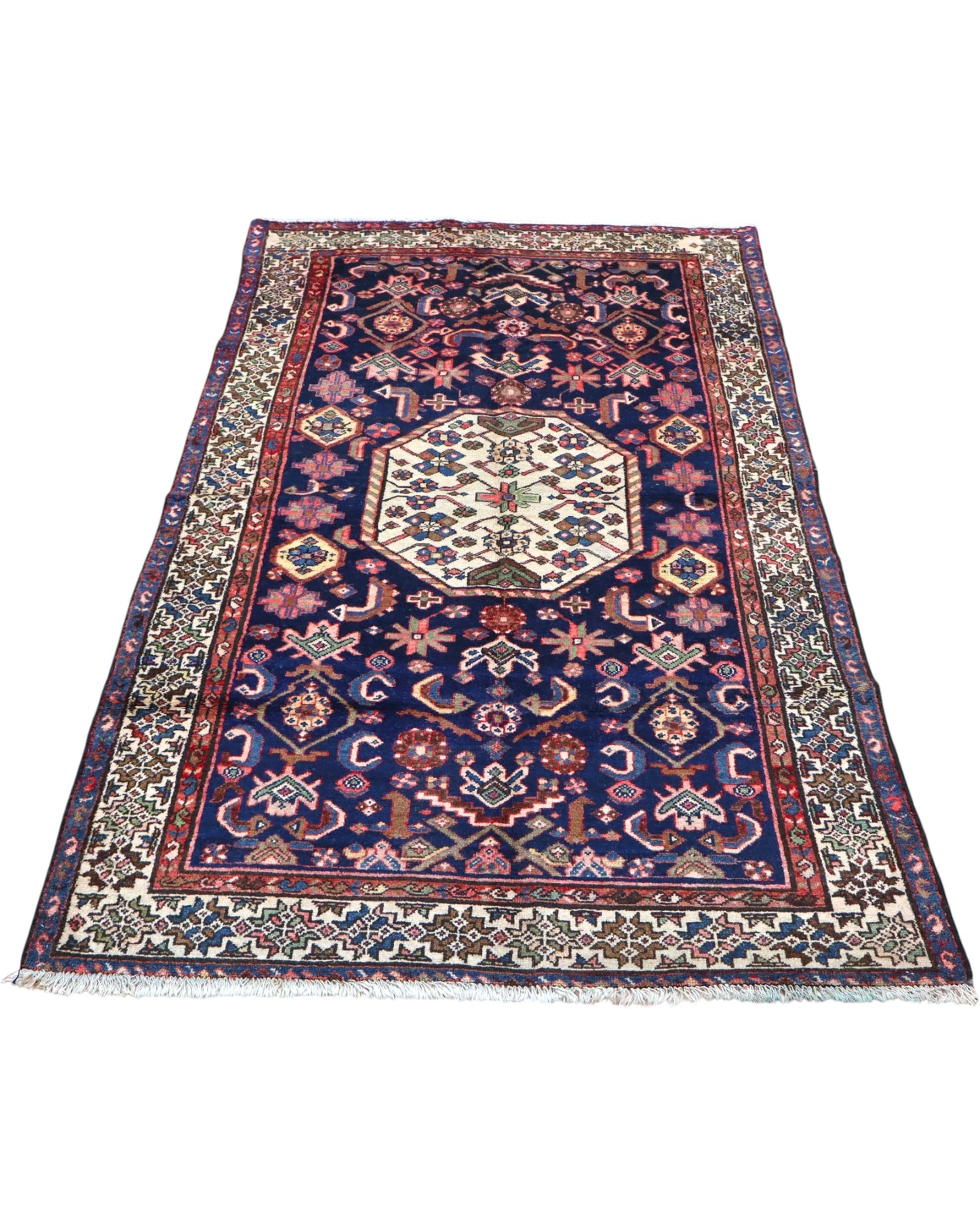 Tappeto Caucaso Antico 188x115 cm | Tappeto Orientale Annodato a Mano