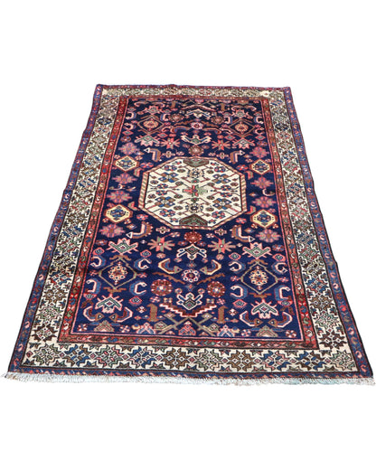 Tappeto Caucaso Antico 188x115 cm | Tappeto Orientale Annodato a Mano