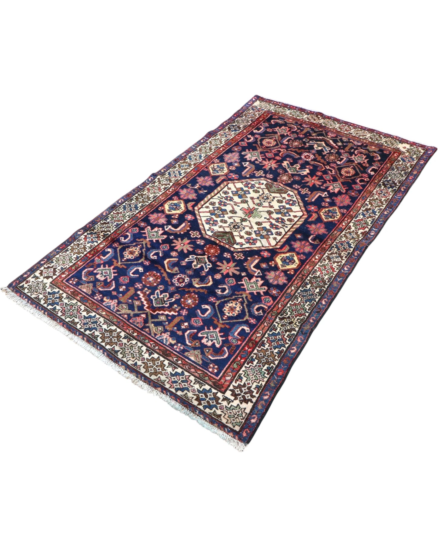 Tappeto Caucaso Antico 188x115 cm | Tappeto Orientale Annodato a Mano