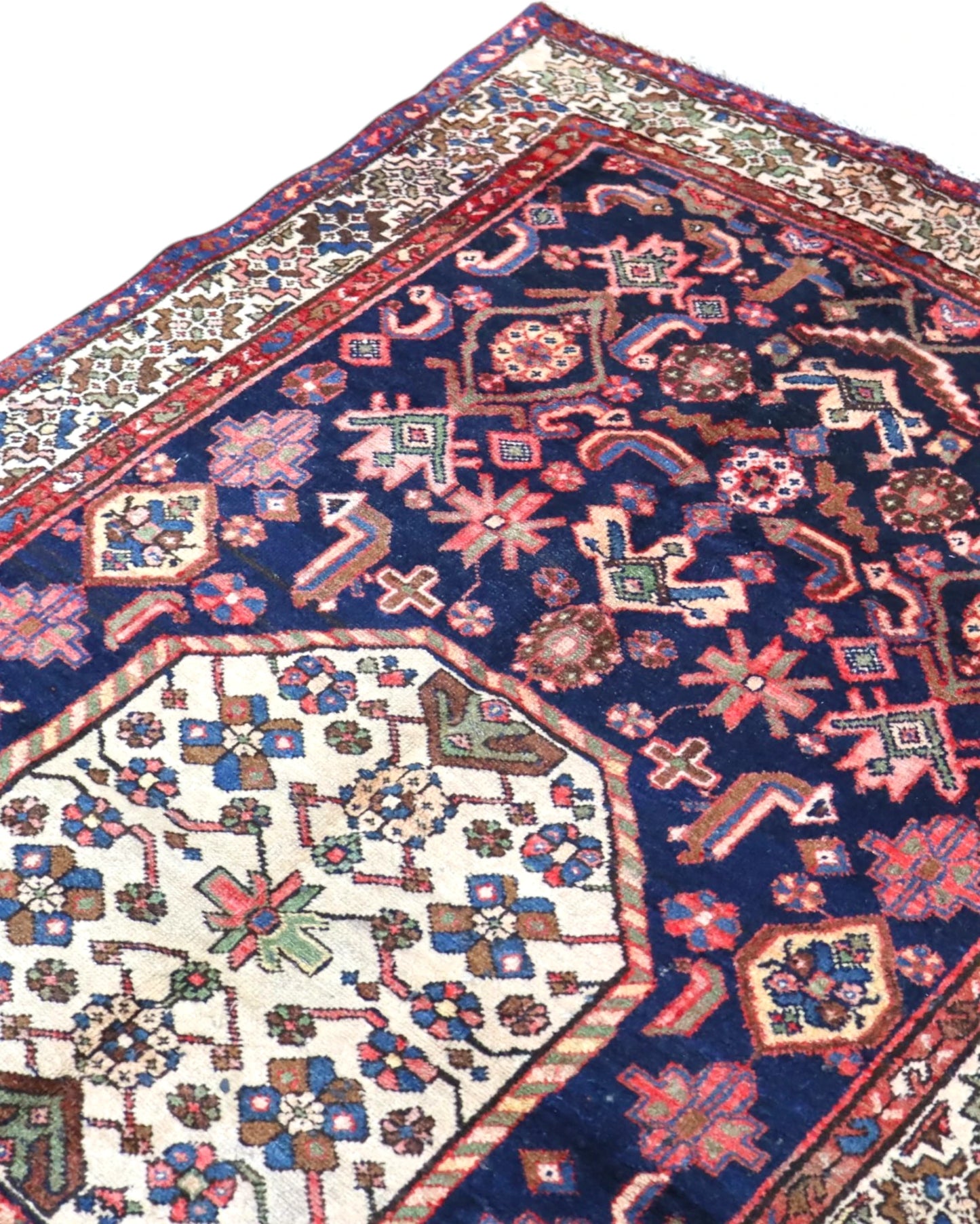 Tappeto Caucaso Antico 188x115 cm | Tappeto Orientale Annodato a Mano