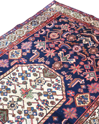 Tappeto Caucaso Antico 188x115 cm | Tappeto Orientale Annodato a Mano