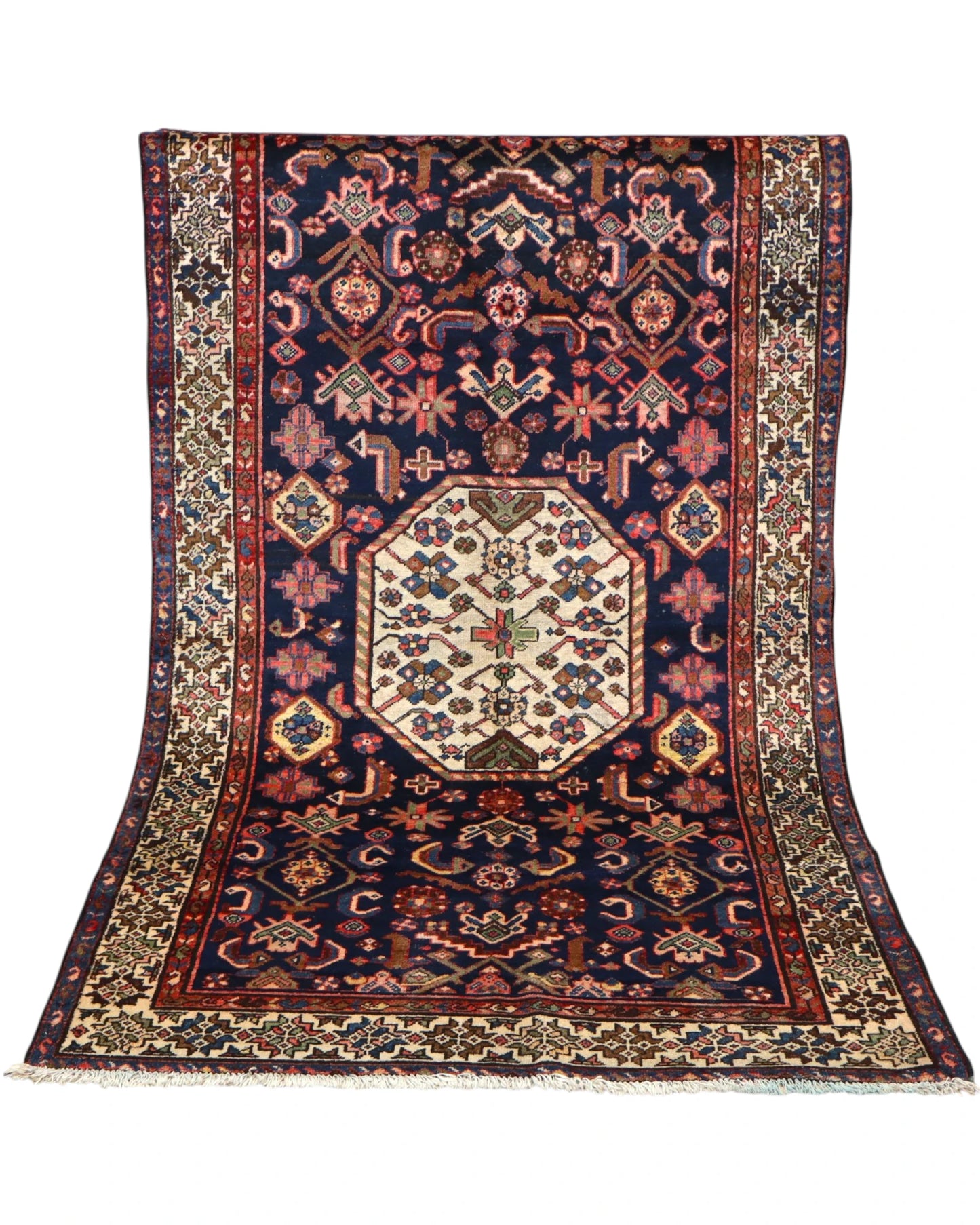 Tappeto Caucaso Antico 188x115 cm | Tappeto Orientale Annodato a Mano
