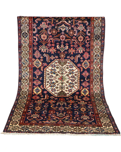 Tappeto Caucaso Antico 188x115 cm | Tappeto Orientale Annodato a Mano