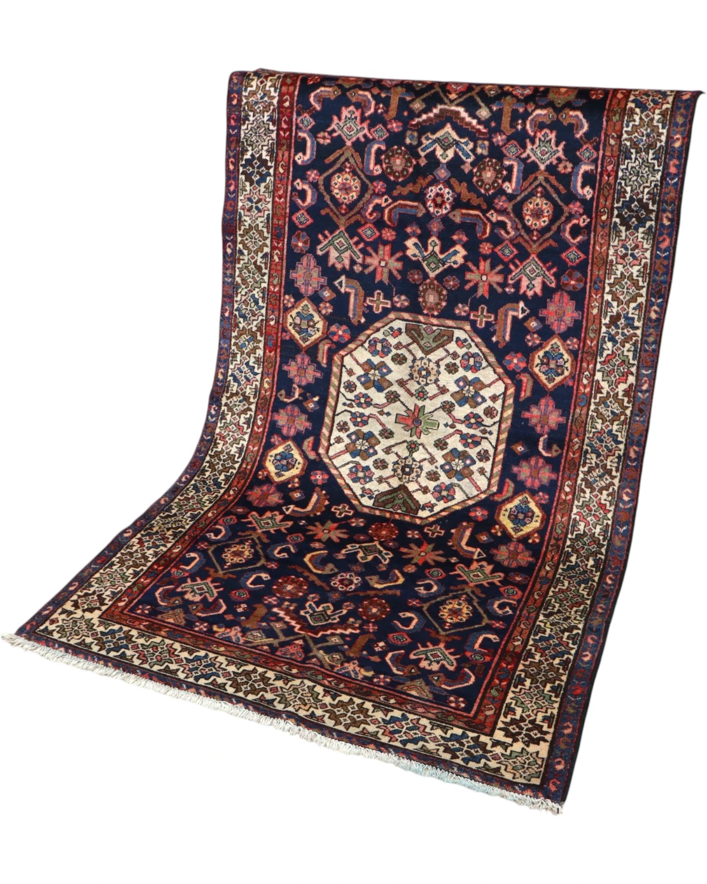 Tappeto Caucaso Antico 188x115 cm | Tappeto Orientale Annodato a Mano