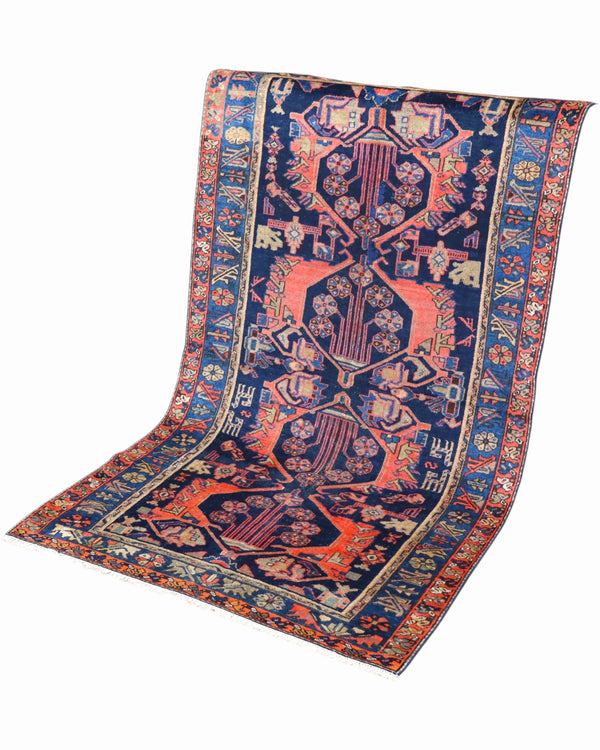 Tappeto Malayer Antico 190x118 cm | Tappeto Persiano Annodato a Mano