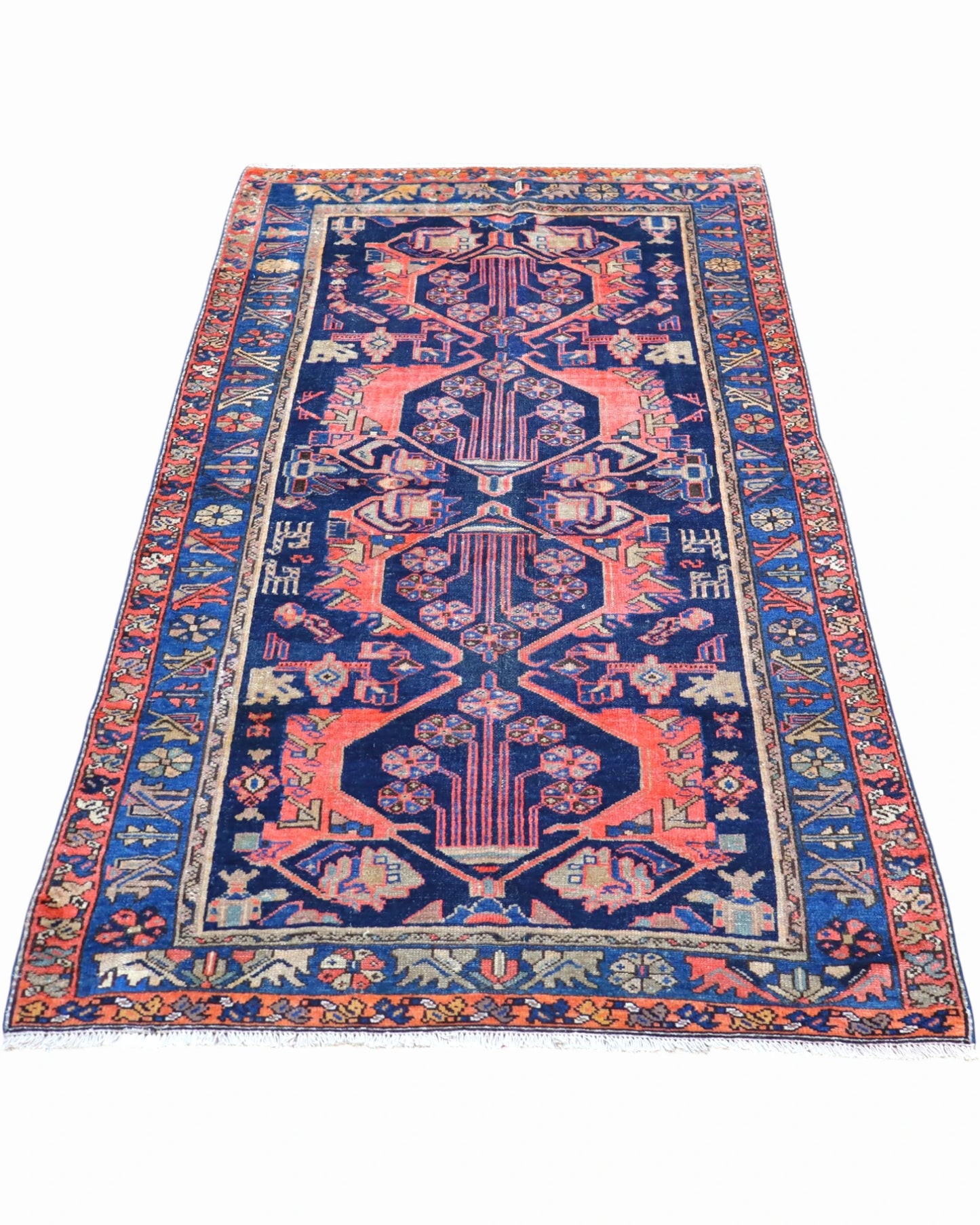 Tappeto Malayer Antico 190x118 cm | Tappeto Persiano Annodato a Mano