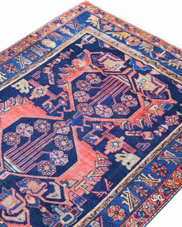 Tappeto Malayer Antico 190x118 cm | Tappeto Persiano Annodato a Mano