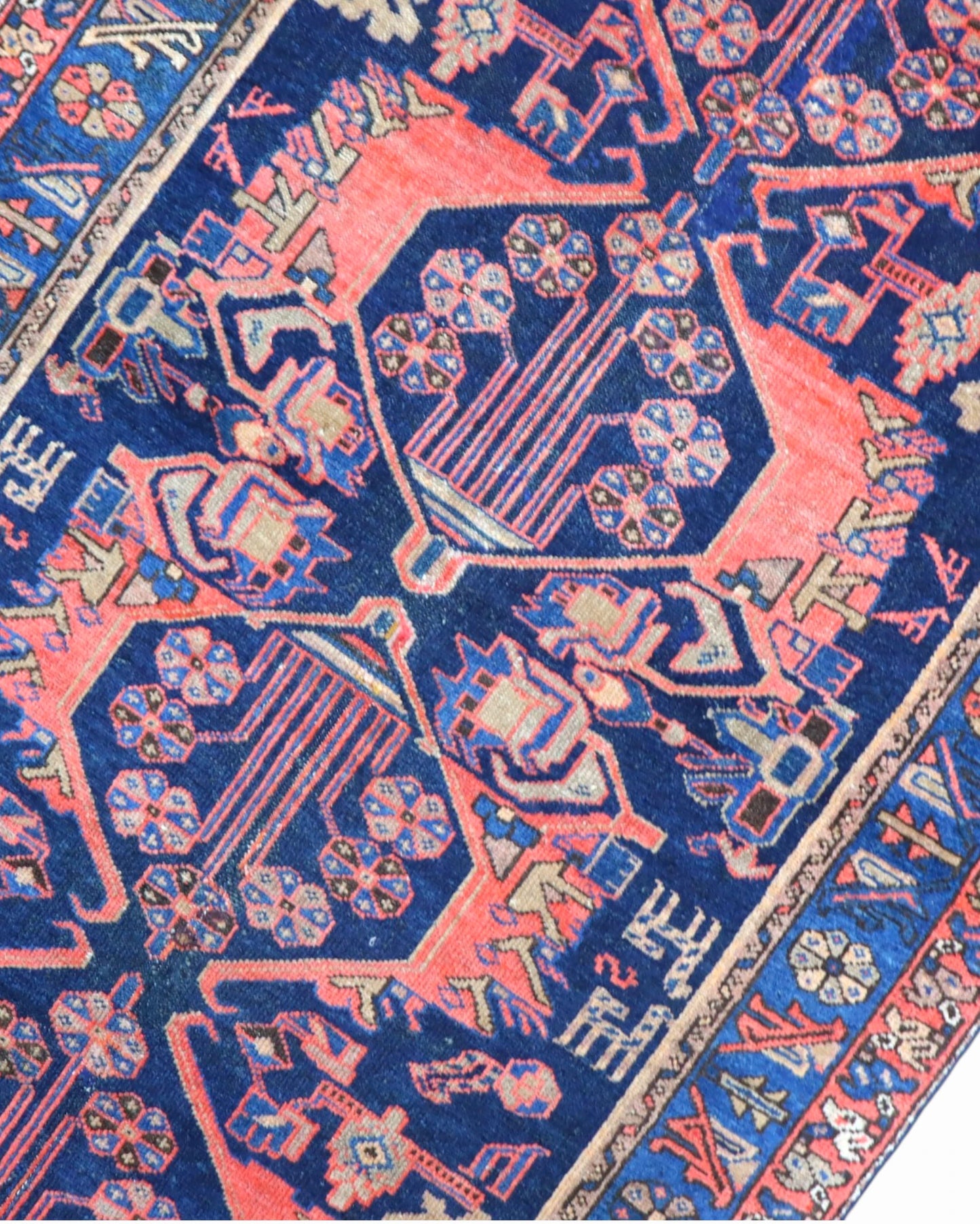 Tappeto Malayer Antico 190x118 cm | Tappeto Persiano Annodato a Mano