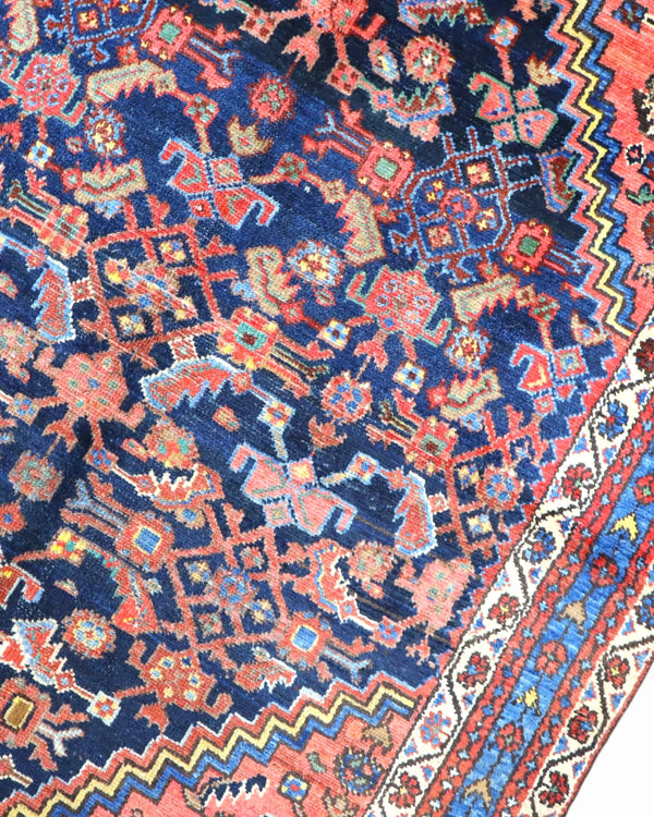 Tappeto Malayer Antico 197x129 cm | Tappeto Persiano Annodato a Mano