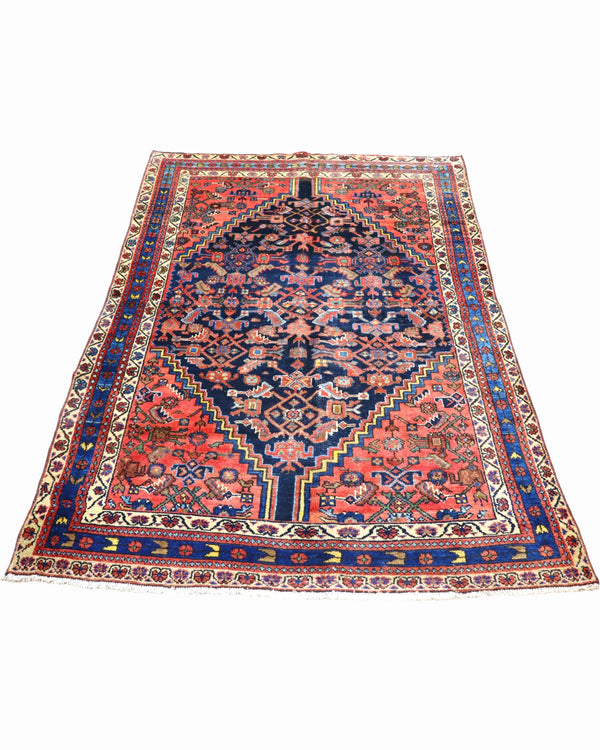 Tappeto Malayer Antico 197x129 cm | Tappeto Persiano Annodato a Mano