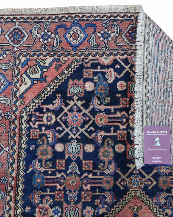 Tappeto Persiano Malayer Antico 191x132 cm Annodato a Mano