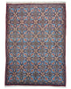 Tappeto persiano 151x107 cm azzurro con motivi geometrici in soggiorno elegante