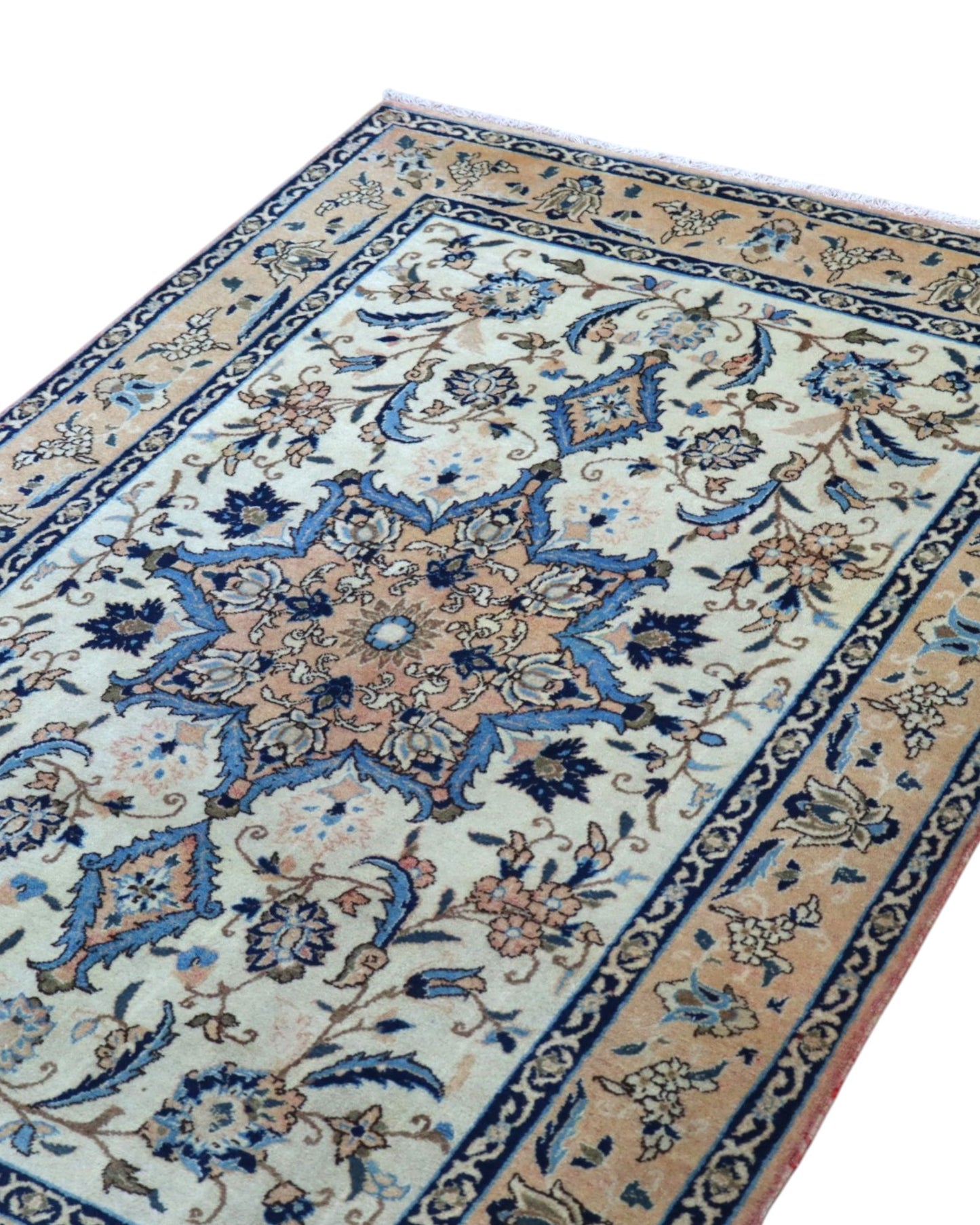 Tappeto persiano piccolo 159x106 cm beige per ambiente interno elegante