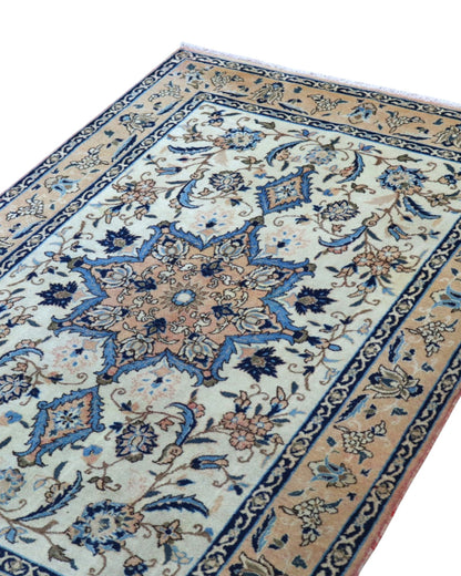 Tappeto persiano piccolo 159x106 cm beige per ambiente interno elegante