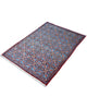 Tappeto orientale azzurro 151x107 cm decorativo per ingresso raffinato