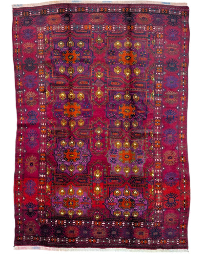 Tappeto Turkman 227x161 cm con design geometrico per soggiorno