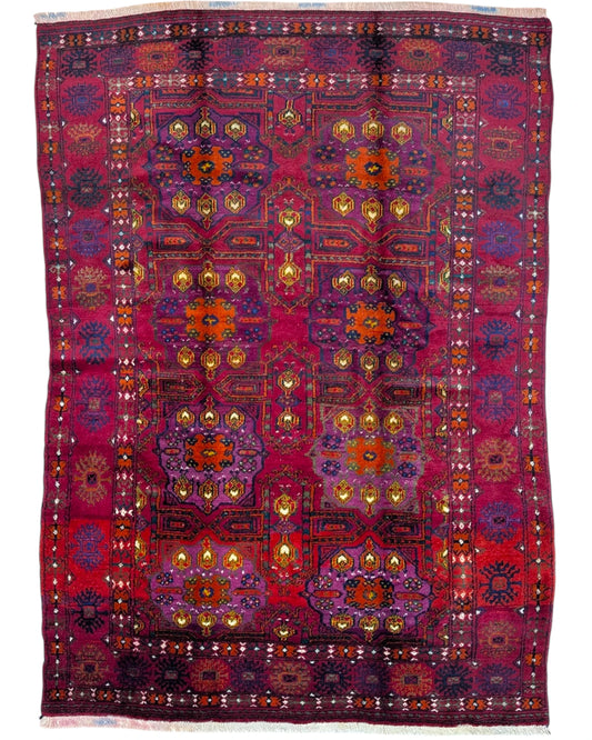Tappeto Turkman 227x161 cm con design geometrico per soggiorno