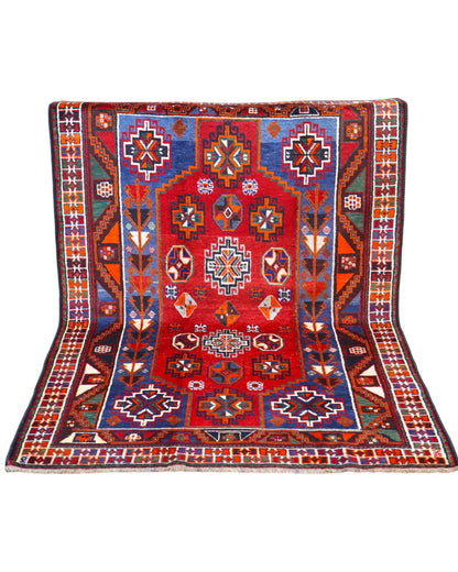 Tappeto 233x160 cm Hamedan con design vivace per sala da pranzo