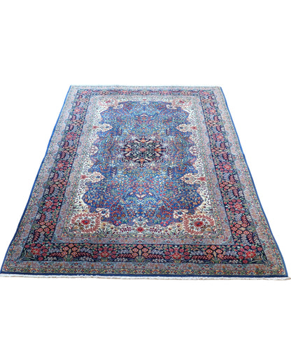 Tappeto Bercana 244x150 cm con motivi floreali per arredamento di lusso