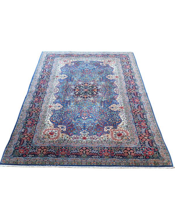 Tappeto Bercana 244x150 cm con motivi floreali per arredamento di lusso