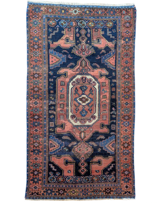 Tappeto Persiano Antico Bijar 225x127cm